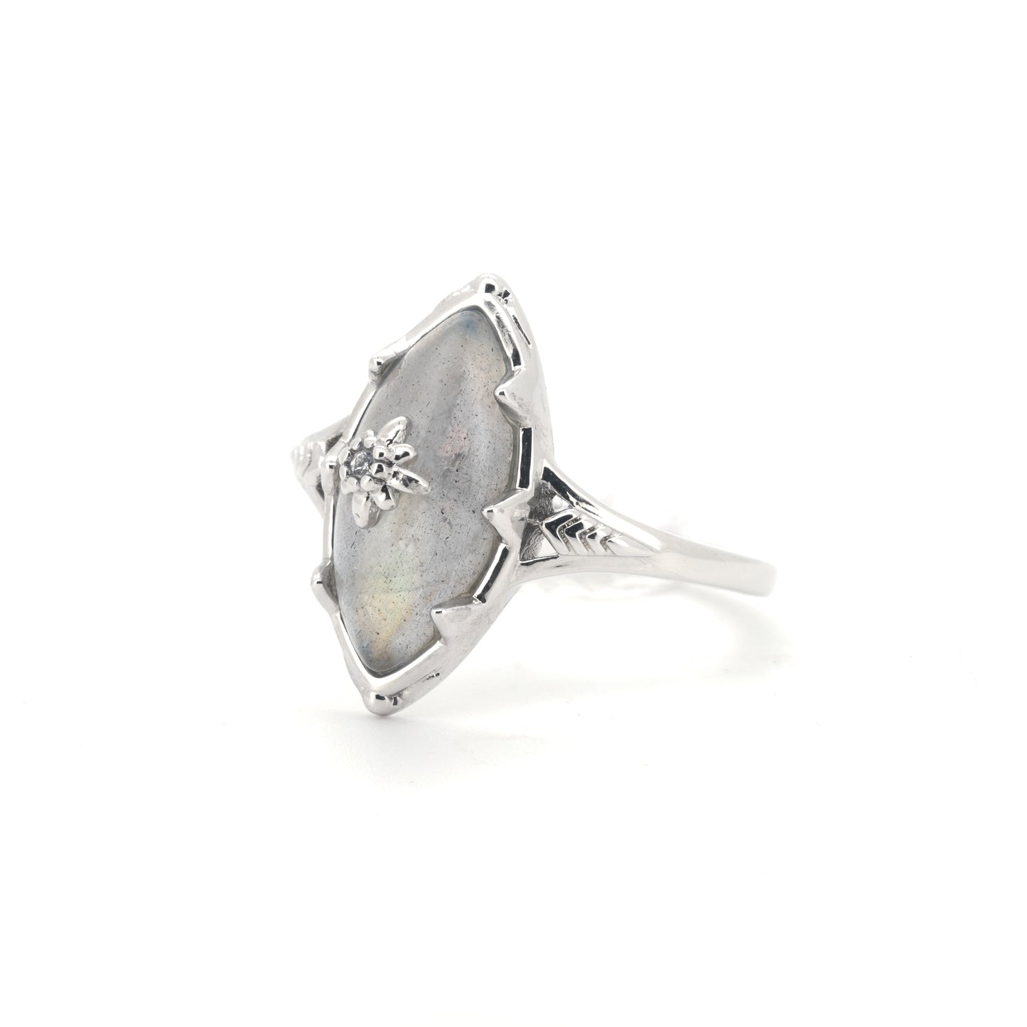 Persephone - Natural Labradorite Gemstone Ring