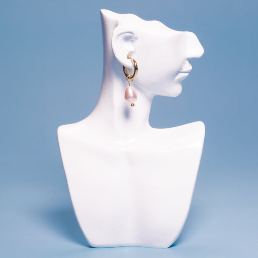 Claire - Shell Pearl Drop Earrings - Sage Gems Jewellery Co.