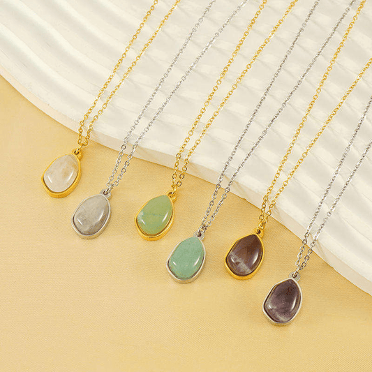 Iris - Natural Gemstone Necklace - Sage Gems Jewellery Co.