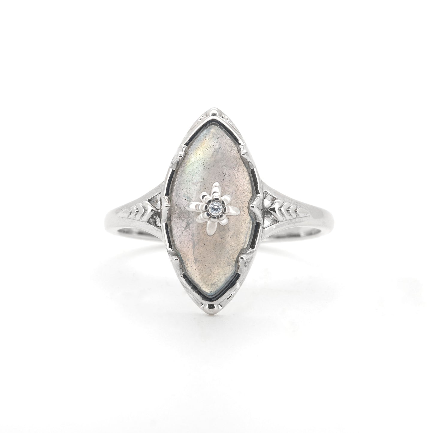 Persephone - Natural Labradorite Gemstone Ring