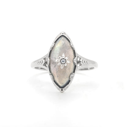 Persephone - Natural Labradorite Gemstone Ring