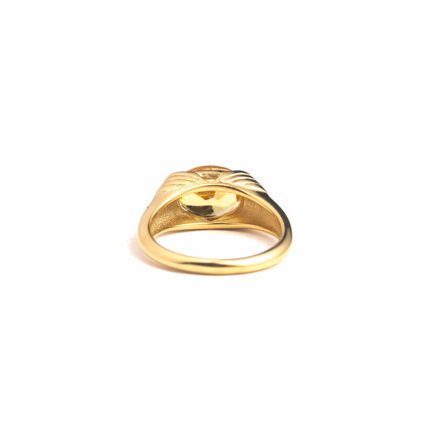 Ollie - Stainless Steel Gold Plated Ring
