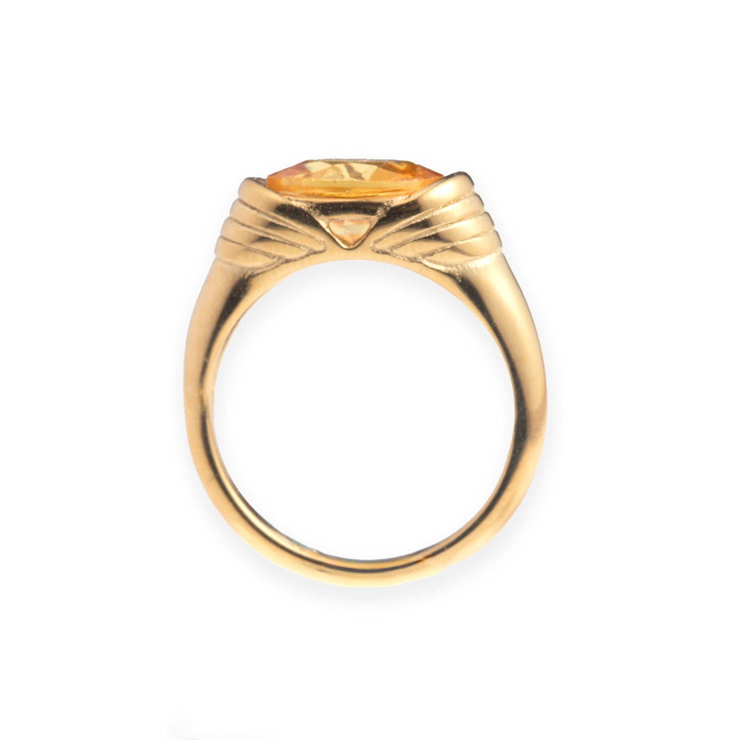 Ollie - Stainless Steel Gold Plated Ring