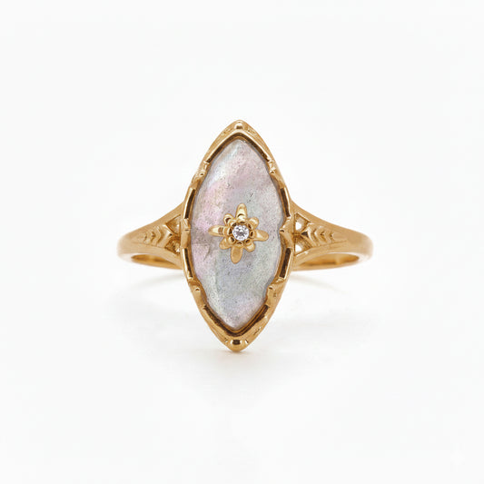 Persephone - Natural Labradorite Gemstone Ring