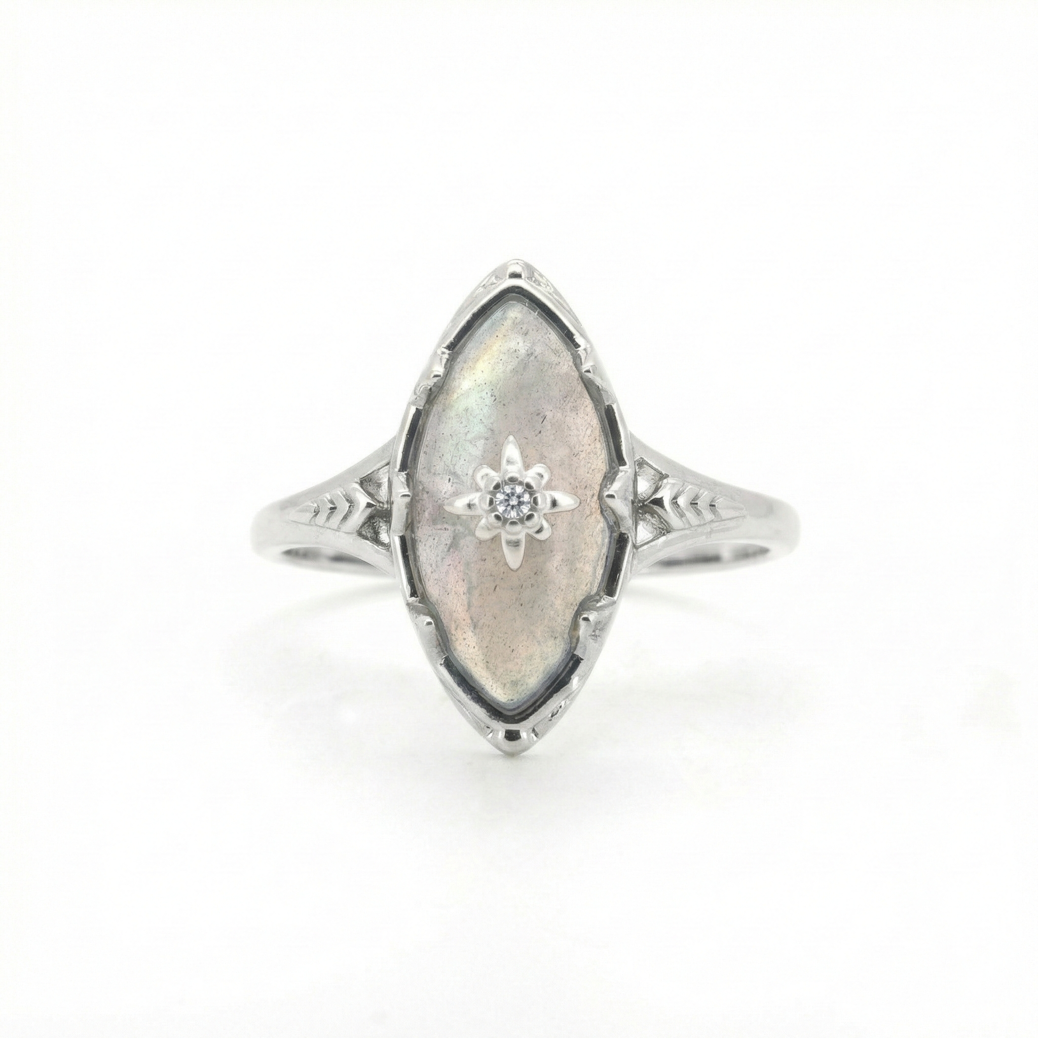 Persephone - Natural Labradorite Gemstone Ring
