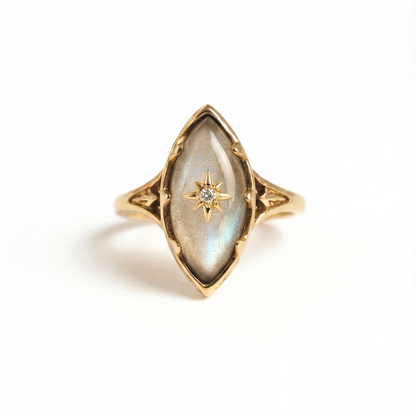 Persephone - Natural Labradorite Gemstone Ring