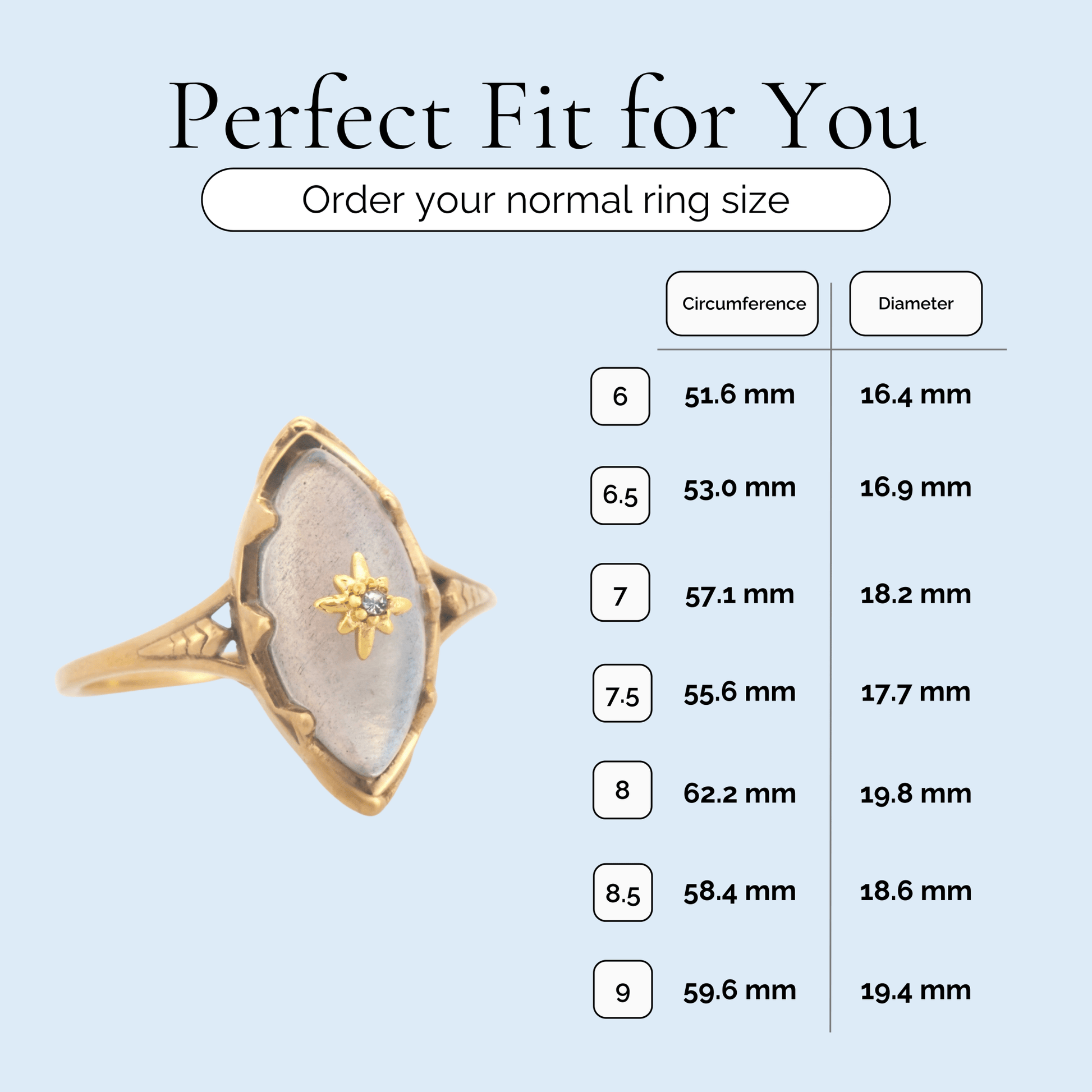 Persephone - Natural Labradorite Gemstone Gold Plated Ring - Sage Gems Jewellery Co.