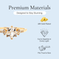 Vintage Princess - Square Cut Crystal Gold Plated Ring - Sage Gems Jewellery Co.